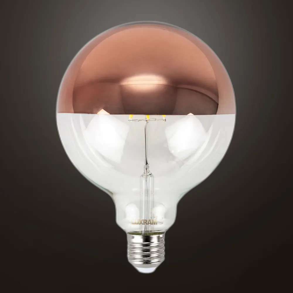 Bombilla 8w 2700k  Globo E27 Rosa Oro 700lm  A+ 125d Regulable Intensidad