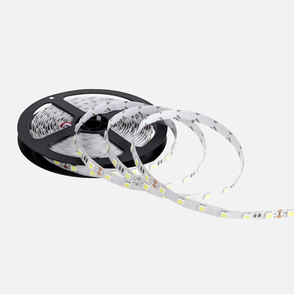 Rollo De Cinta Led 5m 72w 3200k 300 Led 24v Ip20 0.2x1x500 Discovery No Estanco
