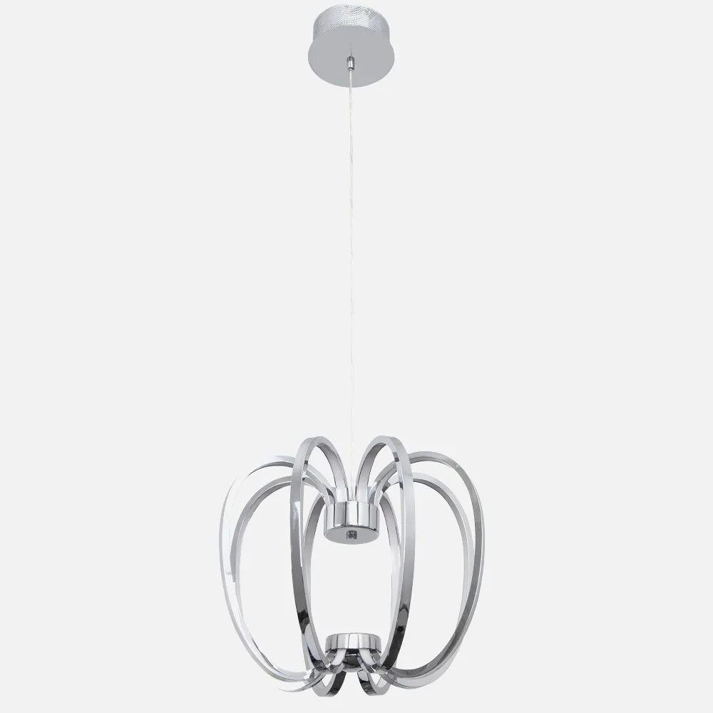 Colgante 52,8w 3000k Palmira Cromo 3696lm 38d