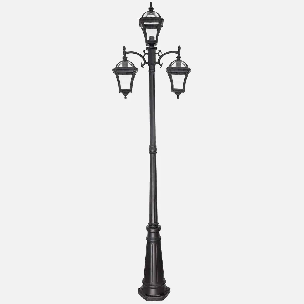 Farola Exterior Noeli Negro 3xe27 (227x58x19