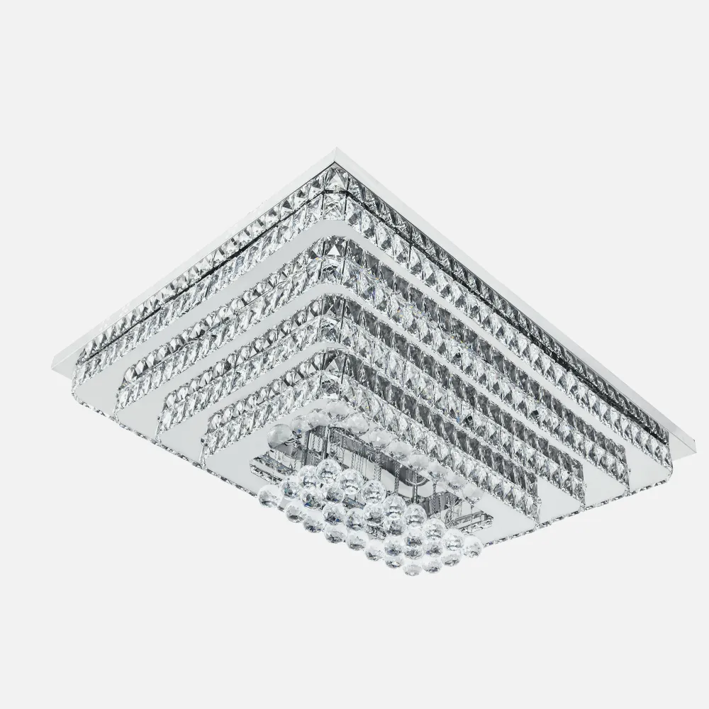 Plafon 312w  Brillante Cromo 94x74 24960lm 3 Temp 3000k, 4000k, 6000k