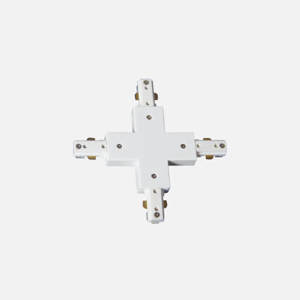 0840CONECT-X-BL - Conector En X Blanco 2 Hilos