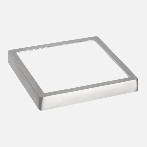 Downlight 30w 6500k Sup. Extr Fino Cromo 2400lm 30x30x2,5 Amuleto