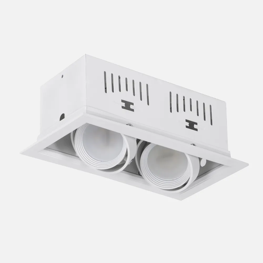 Foco Kardan Empotrar Augusto 2xgu10 Blanco 11x21,5bombillas No Incluidas