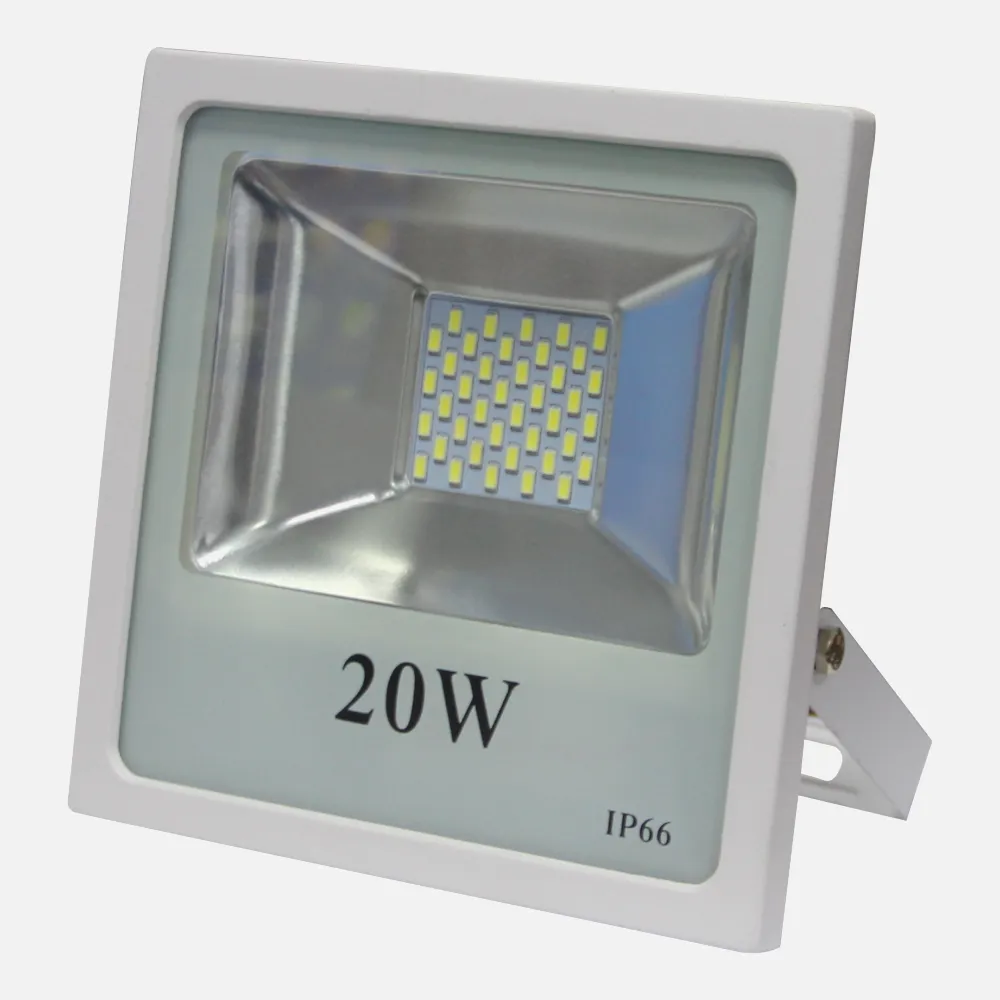 Proyector 20w 6500k Smd Quiron 1800lm 120º Blanco 18,5x18,5x4
