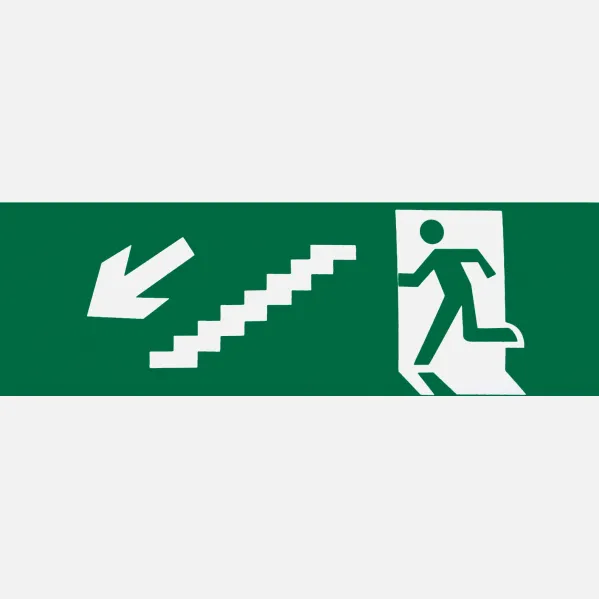 Cm Exited  Emergency Left Stairs   Descent 6,5x20 Cm