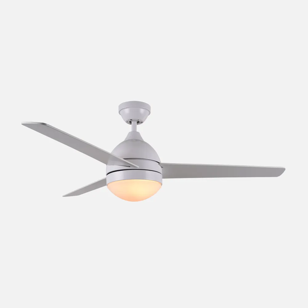 Ventilador Blanco Alisio 3 Aspas Blanca 2xe27 122d