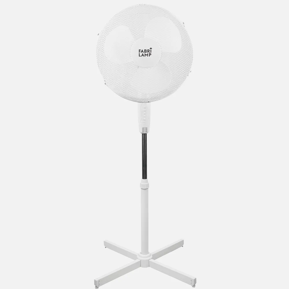 Ventilador De Pie Altano Blanco 50w  104-125x40d 3 Velocidades