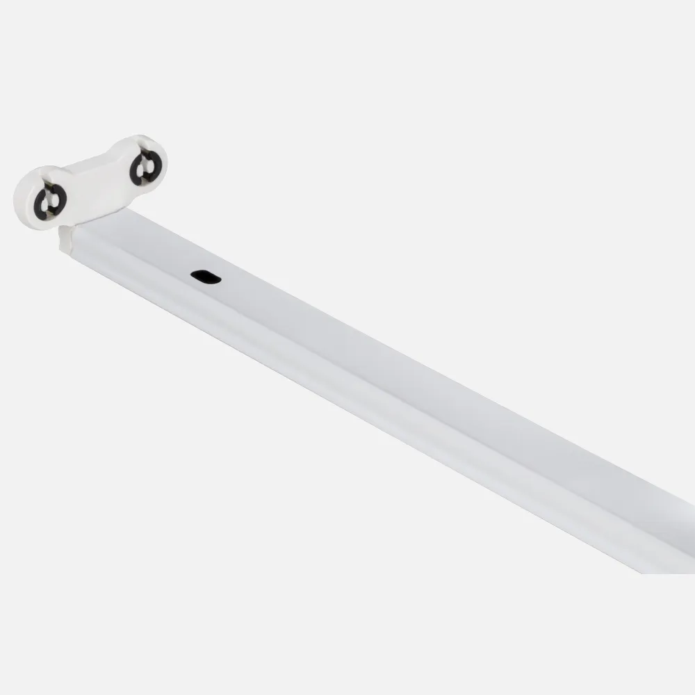 Regleta Para Tubo 2xt8 Led Mica 60cm Blanca  4x61x7 Cm