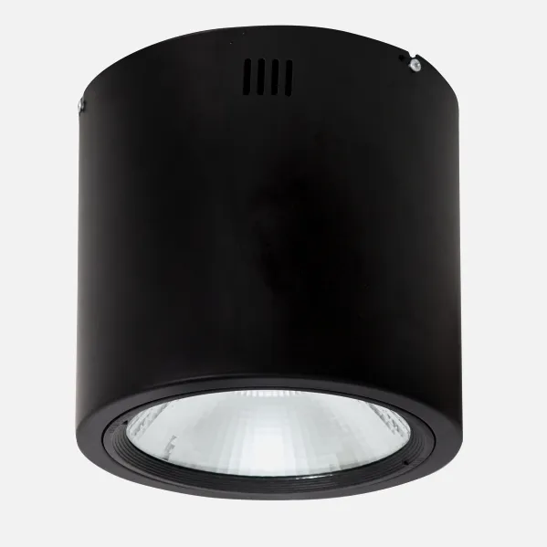 Foco Superf. 15w 4000k Tubular 1200lm Negro  15x13,5d