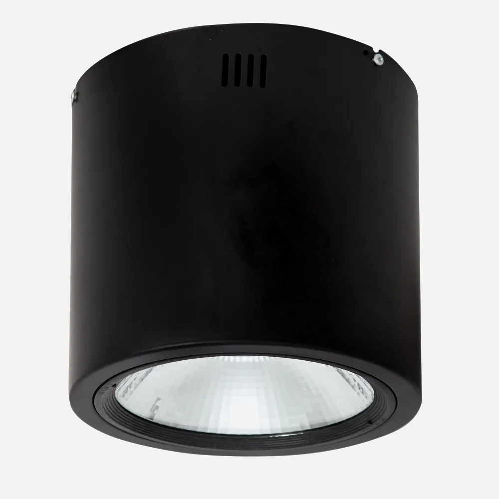 094881509 - Foco Superf. 15w 4000k Tubular 1200lm Negro  15x13,5d