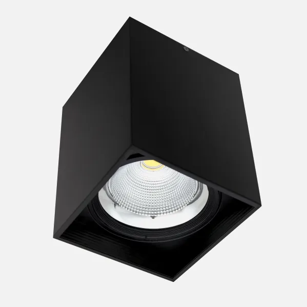 Holofote Superf. 20w 4000k Cubular 1600lm Preto 21,6x16x16
