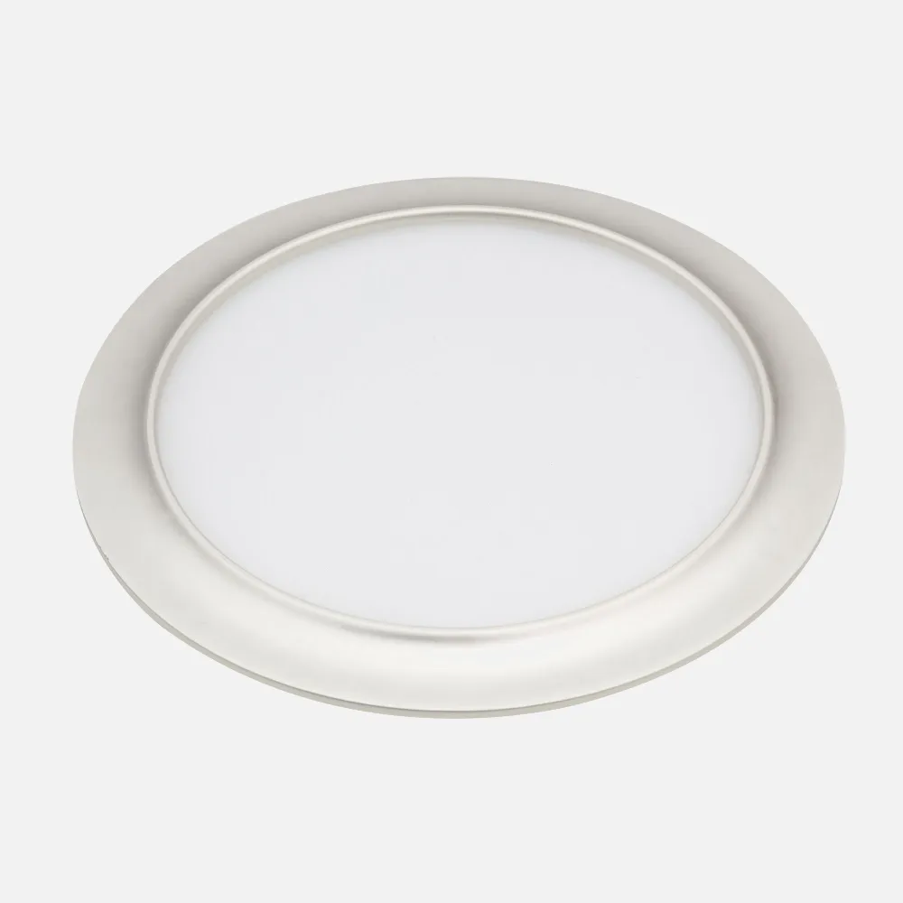 095071510 - Downlight 15w 3000k Trevor Perla Plata 1200lm 1,5x19x19cm Corte 17d